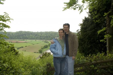 Half way through our hike we stopped for a picnic overlooking a valley.