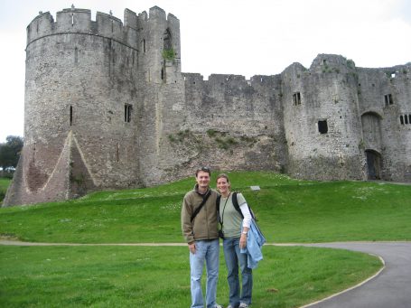We visited the Chepstow Castle in Wales