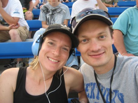 Waiting for the start of the race.